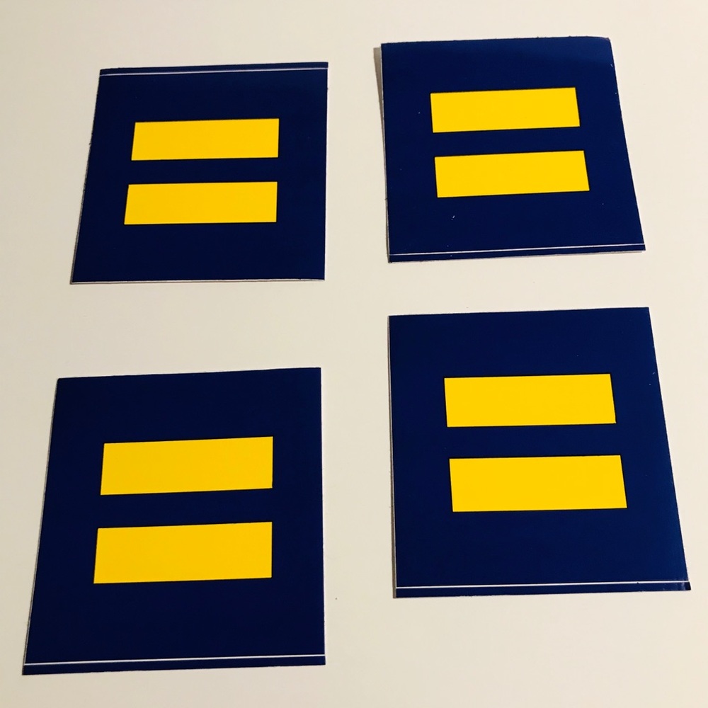 Human Rights Campaign Stickers (4 Pack) - Picture 2 of 2